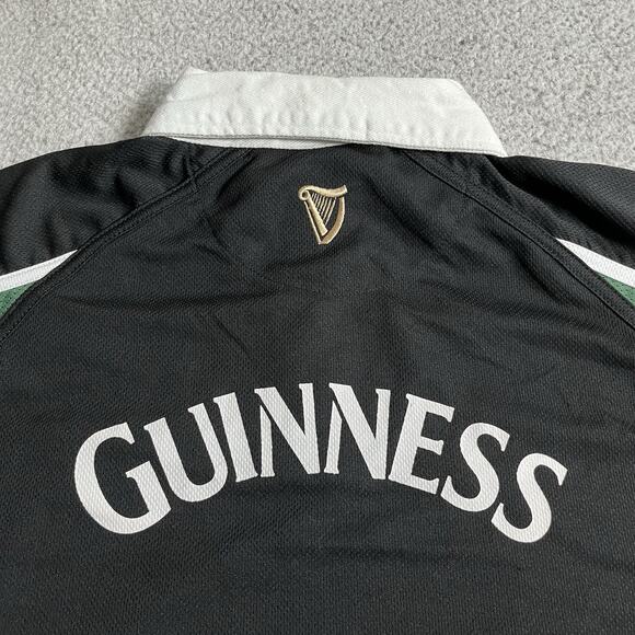 Guinness Polo Shirt Mens Medium Rugby Beer Ireland Short Sleeve Merchandise - Picture 5 of 14
